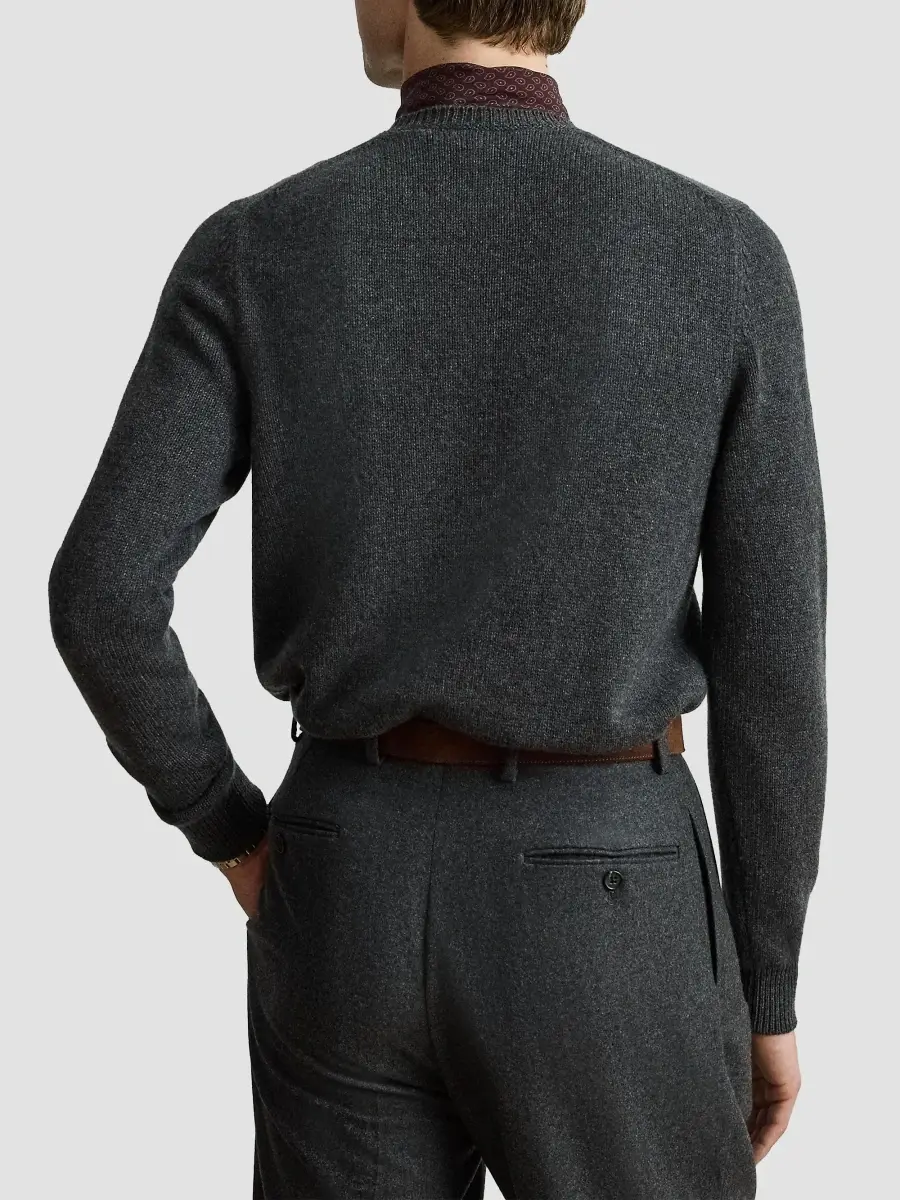 Ralph Lauren Purple Label Men's Polo Bear Cashmere Sweater | Thumbnail 3