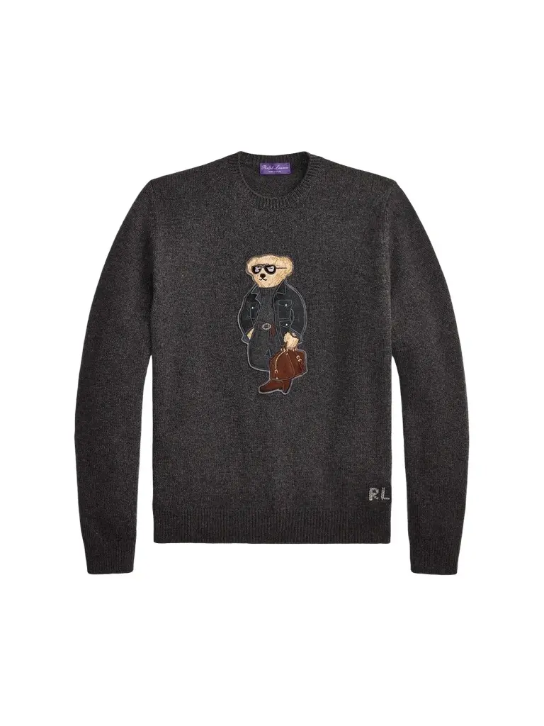 Ralph Lauren Purple Label Men's Polo Bear Cashmere Sweater