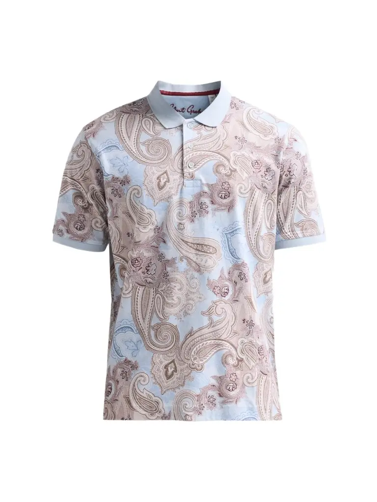 Robert Graham Men's Creswell Paisley Cotton Polo Shirt