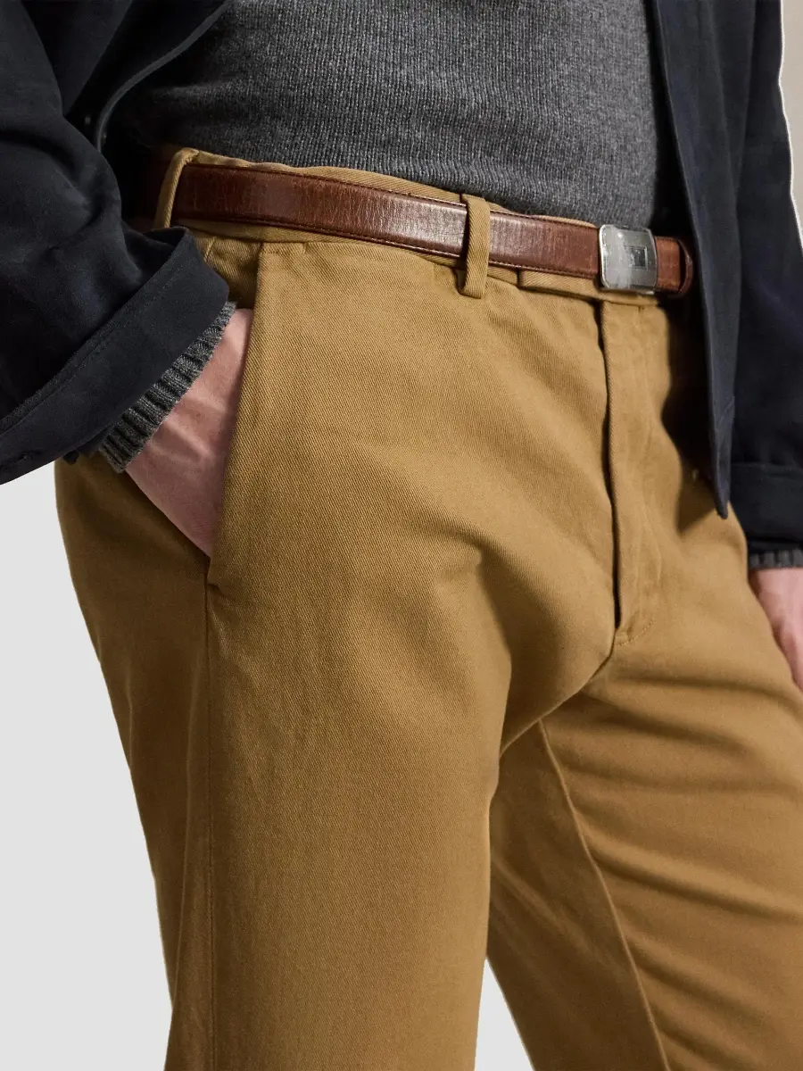 Polo Ralph Lauren Men's Winterized Twill Flat-Front Pants | Thumbnail 5 Polo Ralph Lauren Men's Winterized Twill Flat-Front Pants | Thumbnail 5