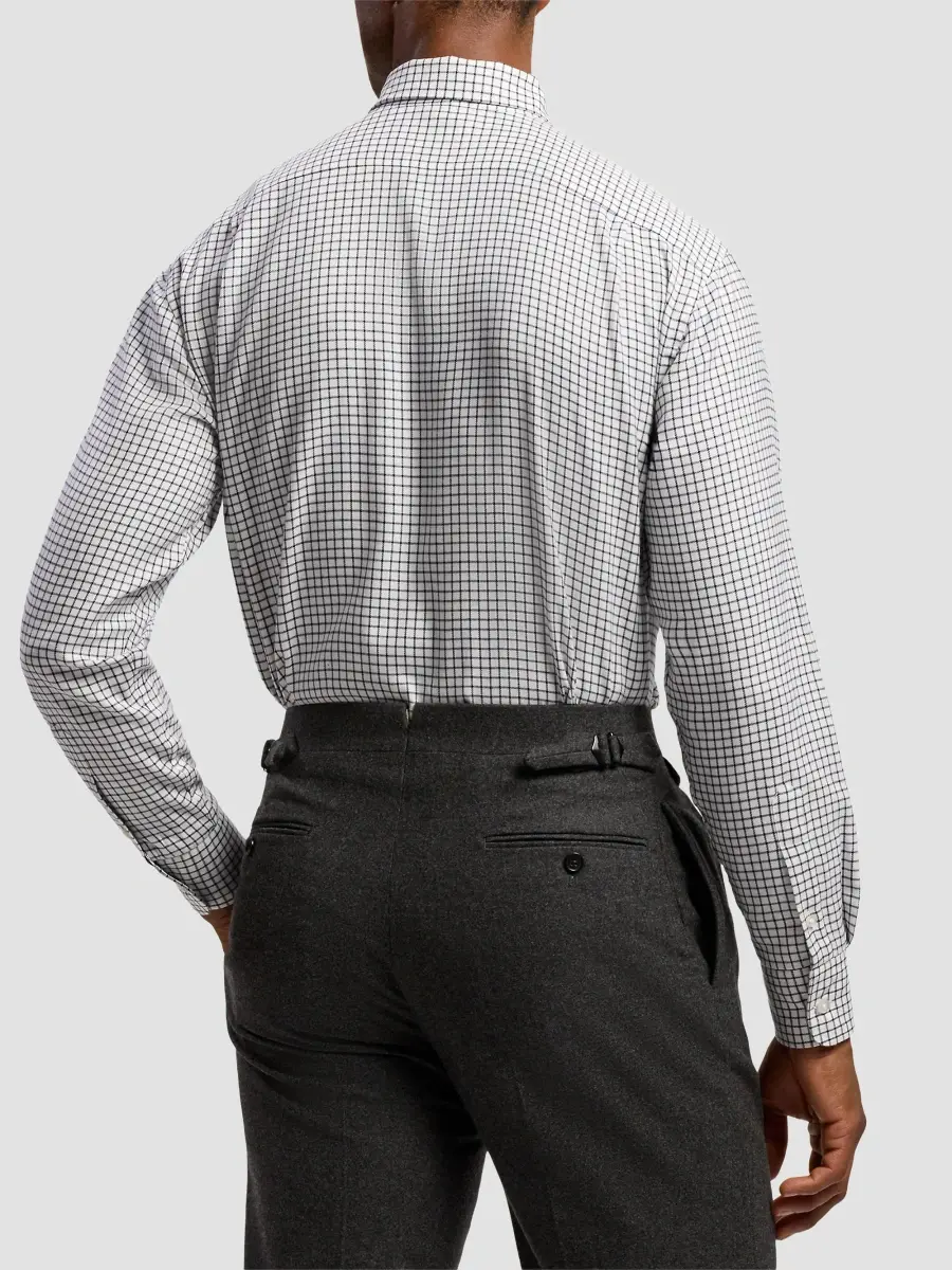 Ralph Lauren Purple Label Men's Tattersall Twill Shirt | Thumbnail 3 Ralph Lauren Purple Label Men's Tattersall Twill Shirt | Thumbnail 3