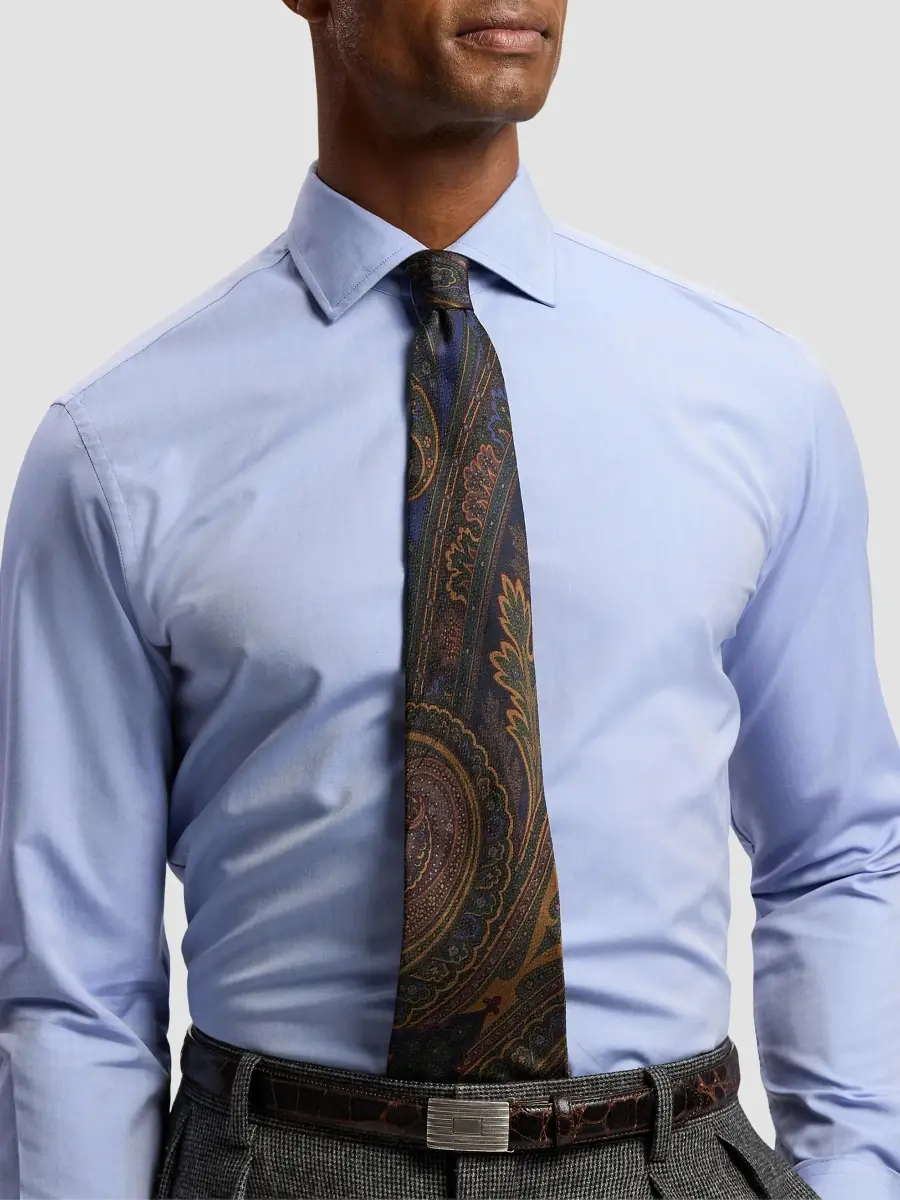 Ralph Lauren Purple Label Men's Paisley Silk Tie | Thumbnail 2 Ralph Lauren Purple Label Men's Paisley Silk Tie | Thumbnail 2