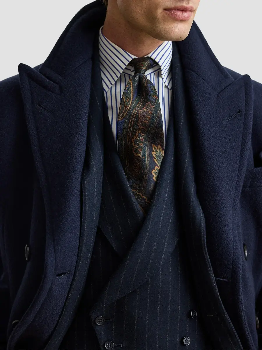 Ralph Lauren Purple Label Men's Paisley Silk Tie | Thumbnail 3 Ralph Lauren Purple Label Men's Paisley Silk Tie | Thumbnail 3