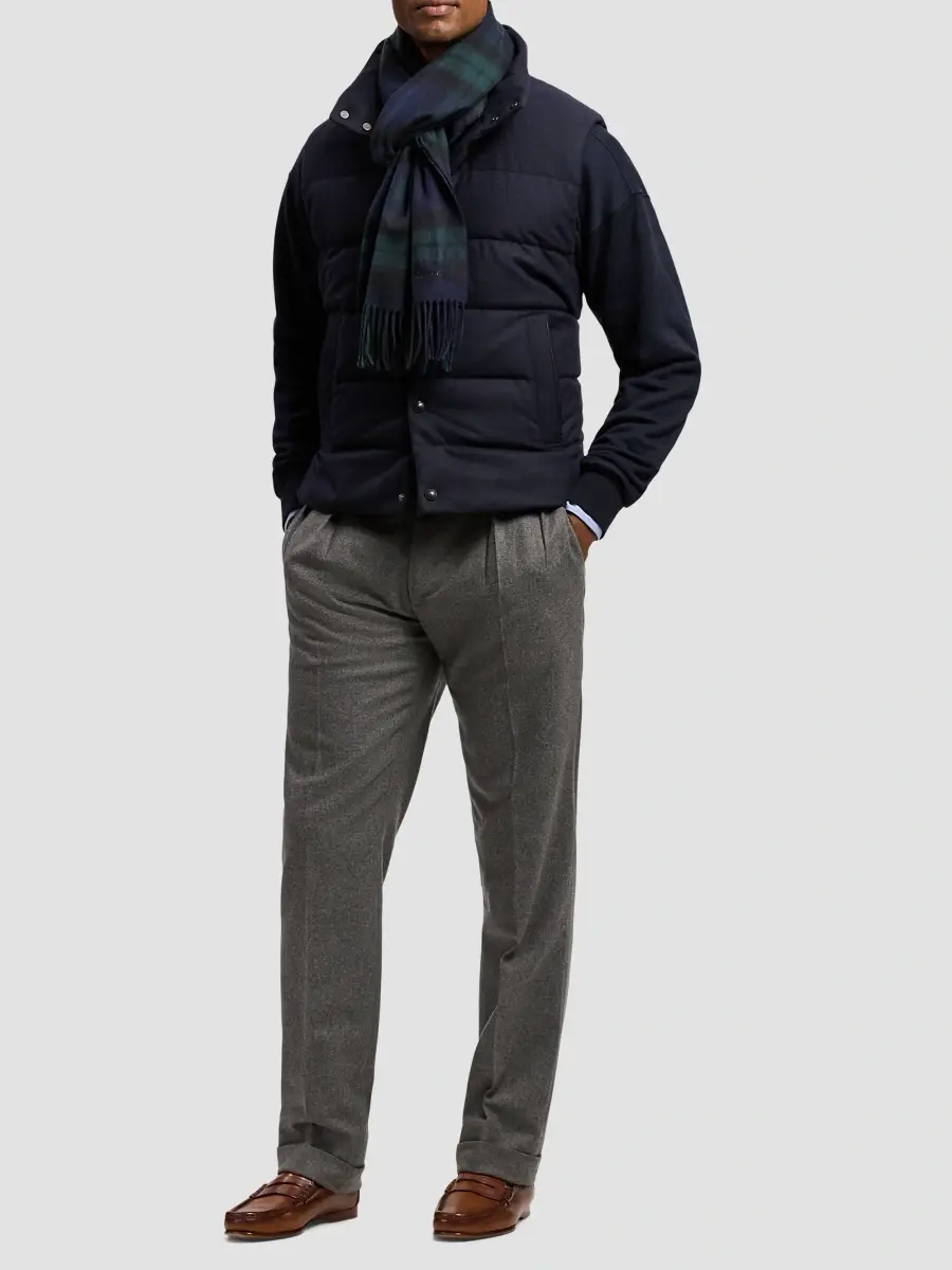 Ralph Lauren Purple Label Men's Harwick Cashmere-Blend Down Vest | Thumbnail 2 Ralph Lauren Purple Label Men's Harwick Cashmere-Blend Down Vest | Thumbnail 2