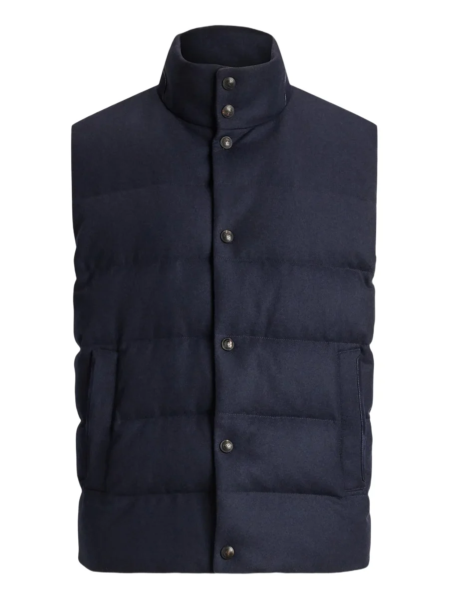 Men's Harwick Cashmere-Blend Down Vest