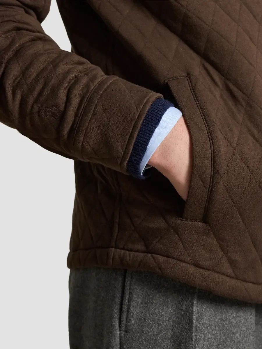 Polo Ralph Lauren Men's Cotton-Blend Jersey Quilted Shirt Jacket | Thumbnail 6 Polo Ralph Lauren Men's Cotton-Blend Jersey Quilted Shirt Jacket | Thumbnail 6