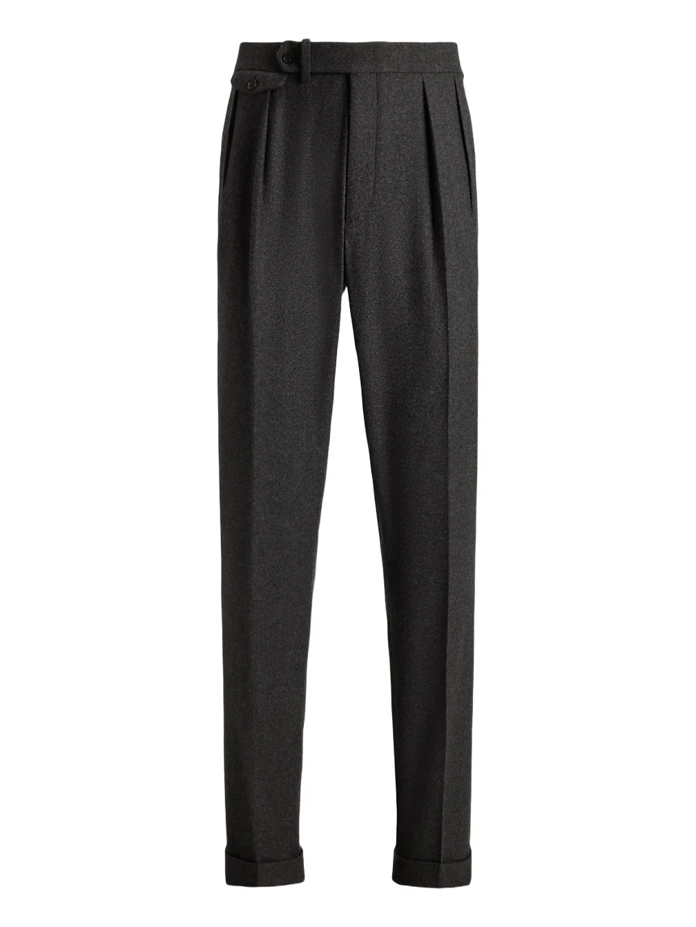 Men's Gregory Hand-Tailored Pleated Wool Trousers Men's Gregory Hand-Tailored Pleated Wool Trousers