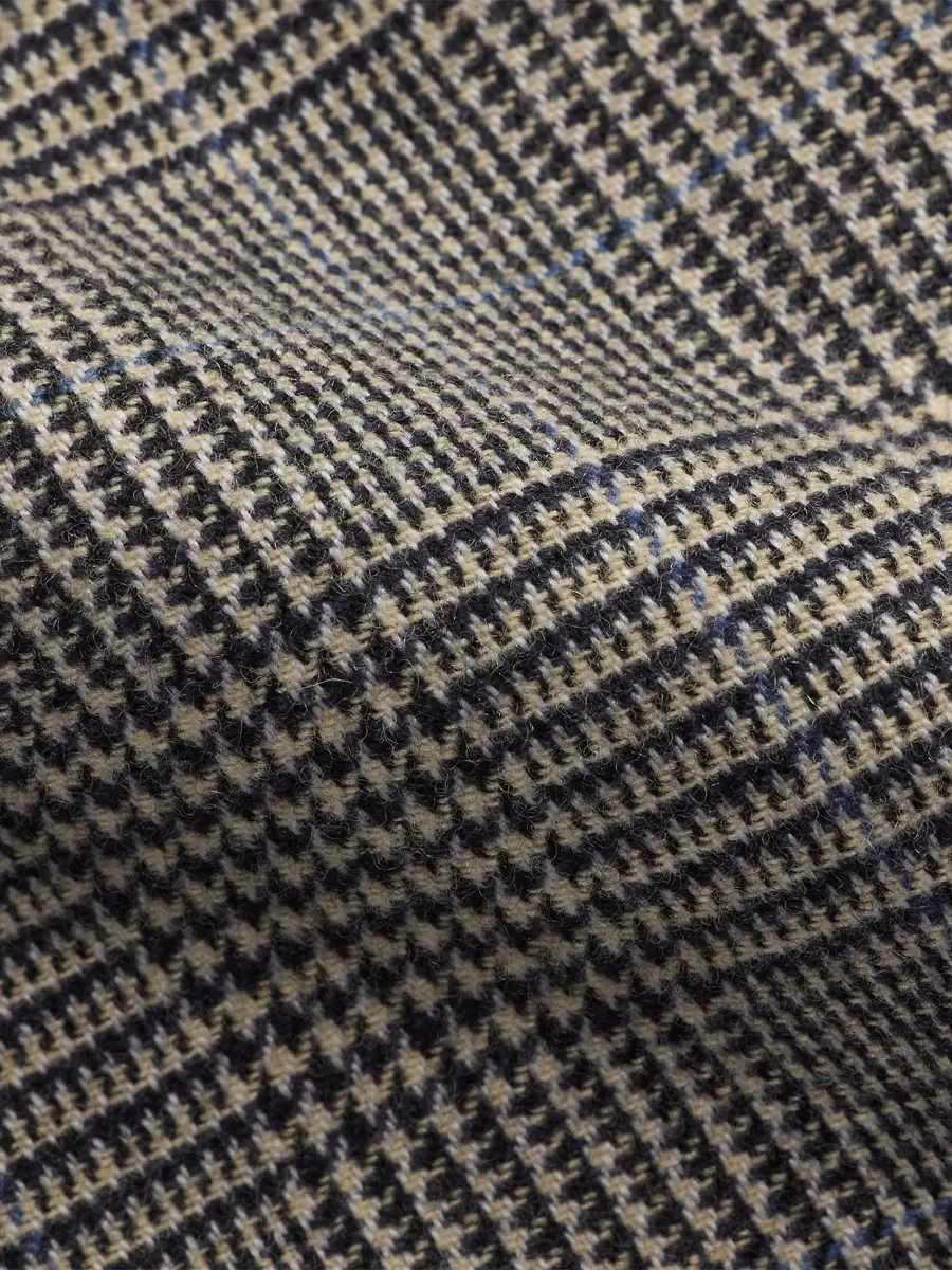 Ralph Lauren Purple Label Men's Glen Check Wool-Silk-Cashmere Tie | Thumbnail 3 Ralph Lauren Purple Label Men's Glen Check Wool-Silk-Cashmere Tie | Thumbnail 3