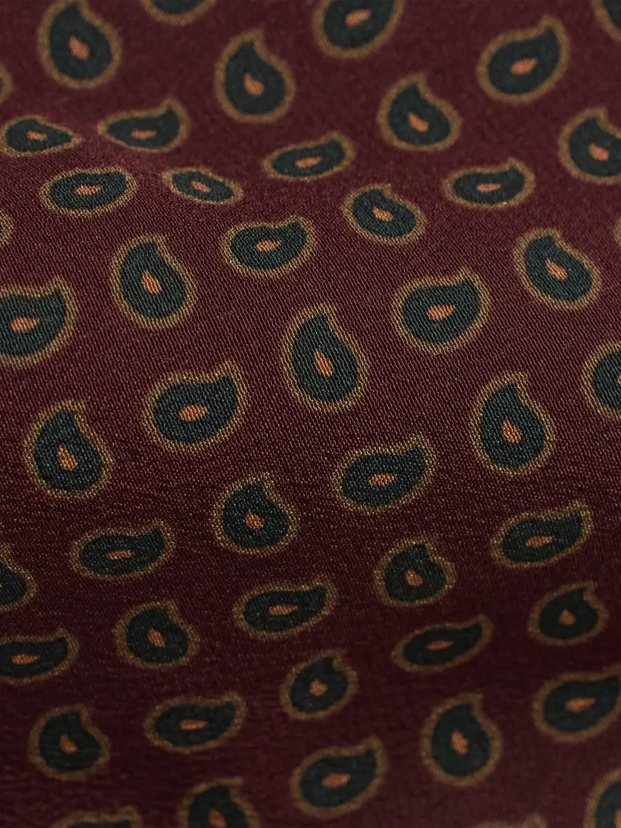 Ralph Lauren Purple Label Men's Micro-Paisley Silk Tie | Thumbnail 5 Ralph Lauren Purple Label Men's Micro-Paisley Silk Tie | Thumbnail 5