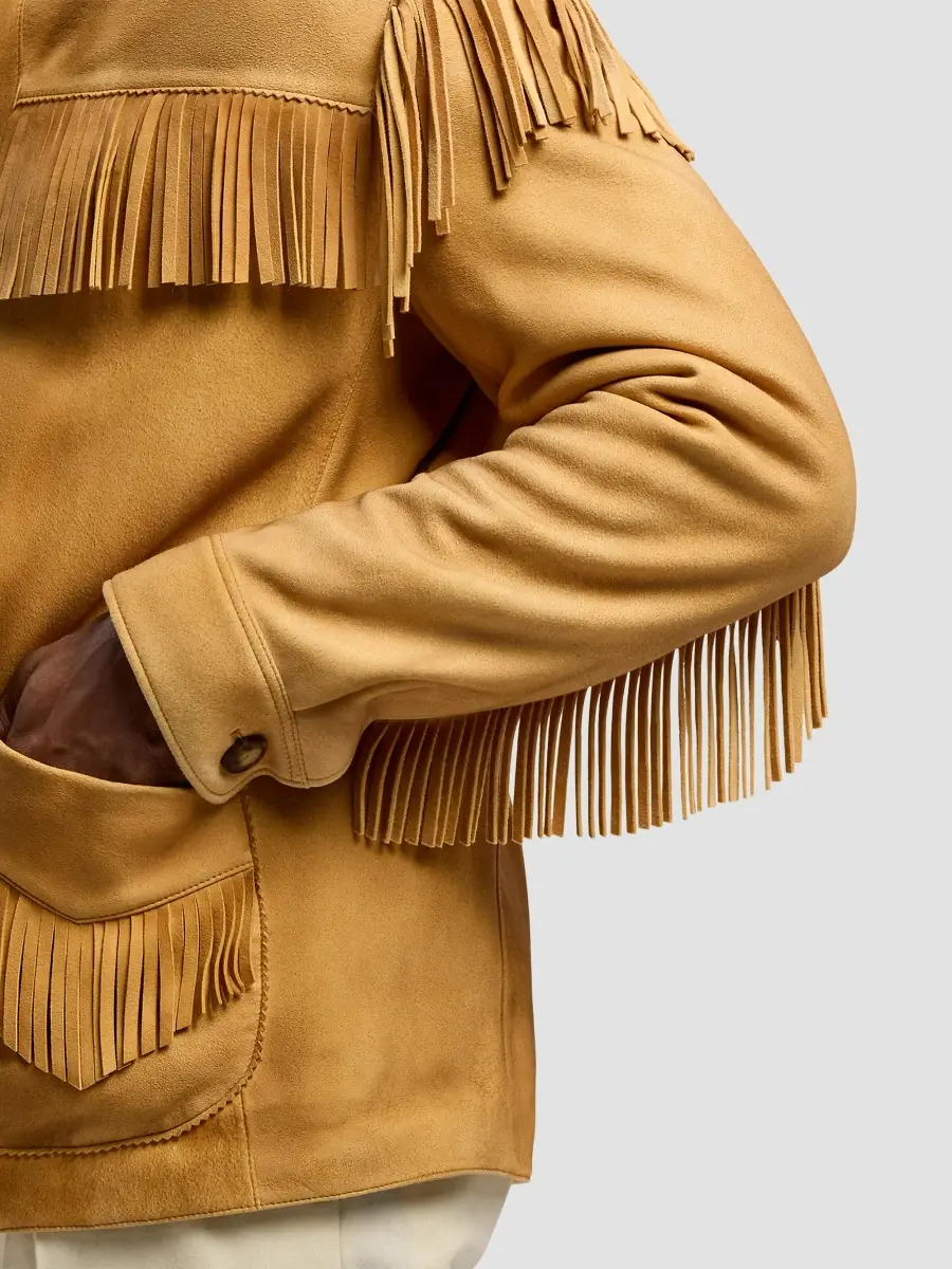 Ralph Lauren Purple Label Men's Carson Fringe Suede Jacket | Thumbnail 7 Ralph Lauren Purple Label Men's Carson Fringe Suede Jacket | Thumbnail 7