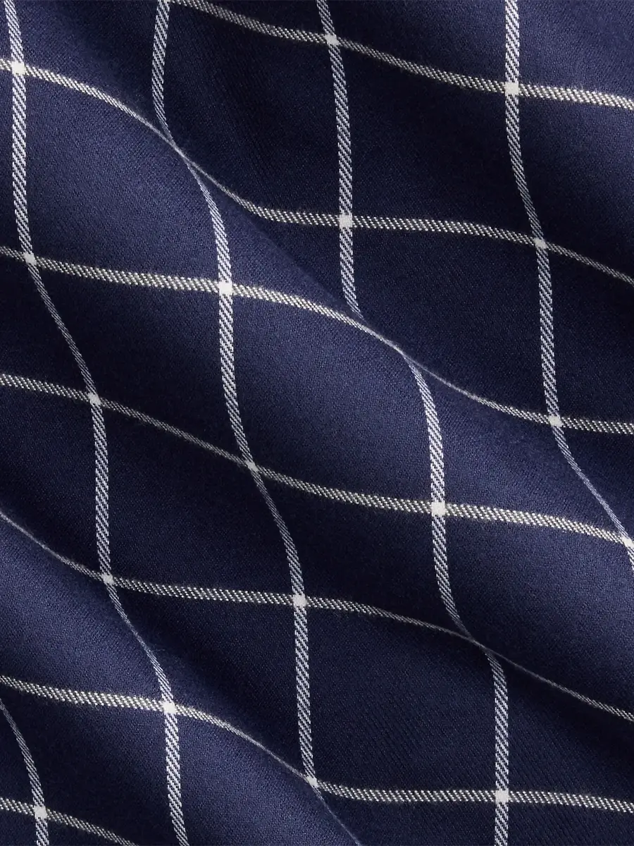 Ralph Lauren Purple Label Men's Windowpane Cotton Oxford Shirt | Thumbnail 7 Ralph Lauren Purple Label Men's Windowpane Cotton Oxford Shirt | Thumbnail 7