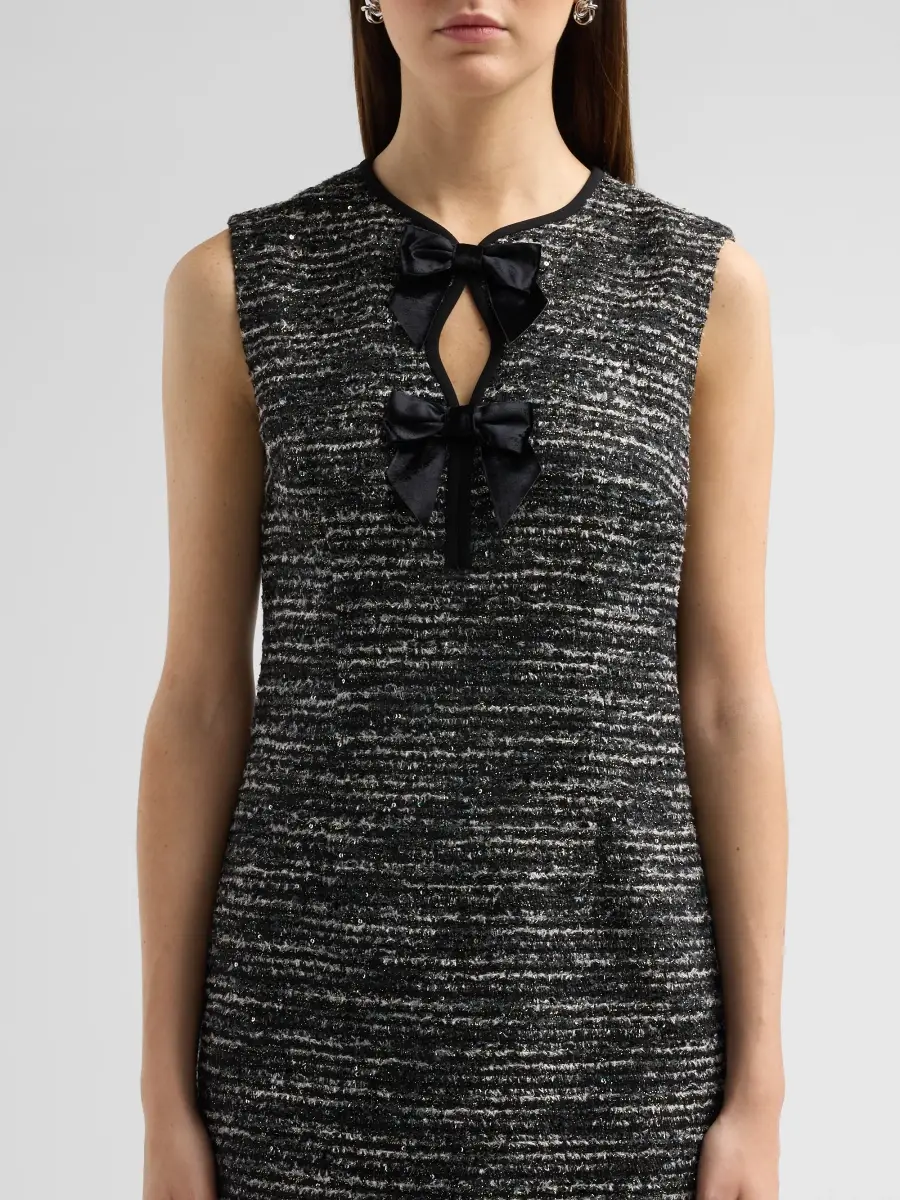 Ungaro Women's Eliza Bow Tweed Mini Dress | Thumbnail 5 Ungaro Women's Eliza Bow Tweed Mini Dress | Thumbnail 5