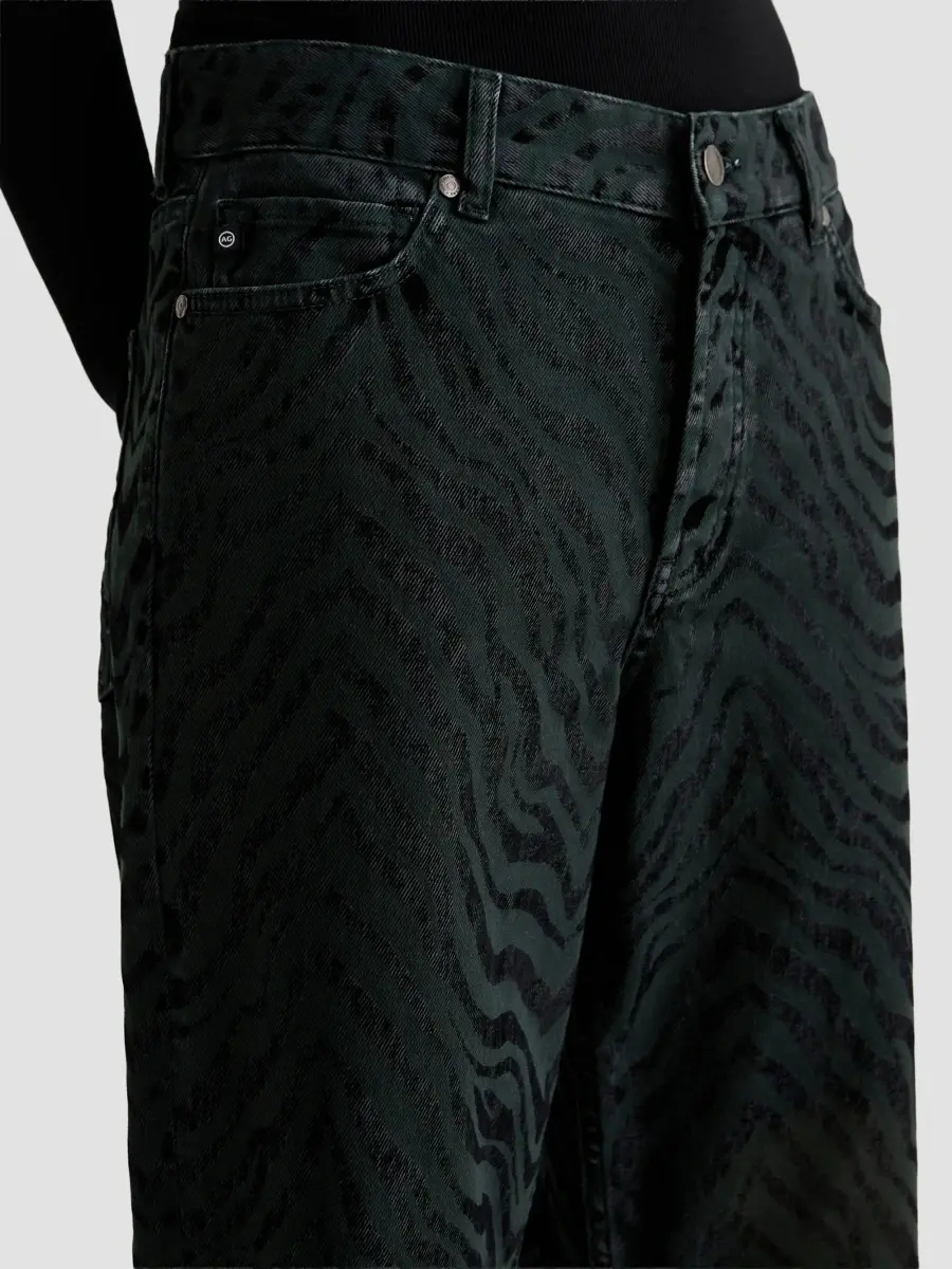 AG Jeans Women's Billie Zebra Print Straight-Leg Pants | Thumbnail 5 AG Jeans Women's Billie Zebra Print Straight-Leg Pants | Thumbnail 5