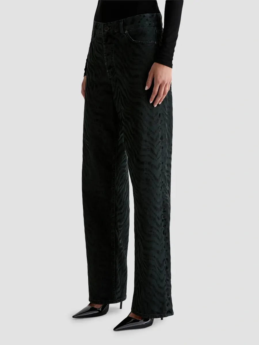 AG Jeans Women's Billie Zebra Print Straight-Leg Pants | Thumbnail 8 AG Jeans Women's Billie Zebra Print Straight-Leg Pants | Thumbnail 8