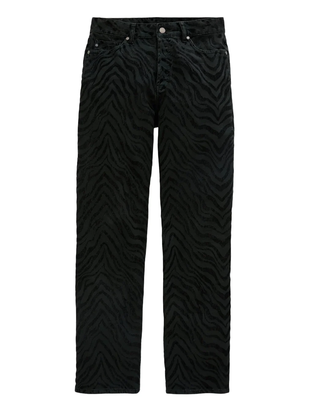 AG Jeans Women's Billie Zebra Print Straight-Leg Pants