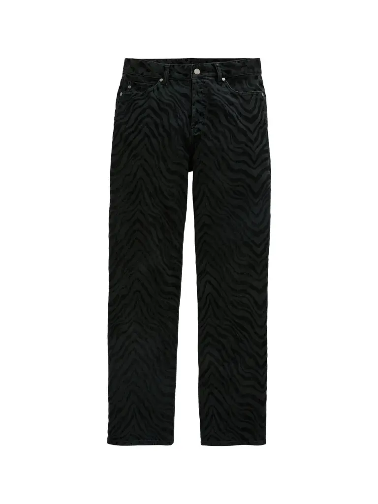 AG Jeans Women's Billie Zebra Print Straight-Leg Pants