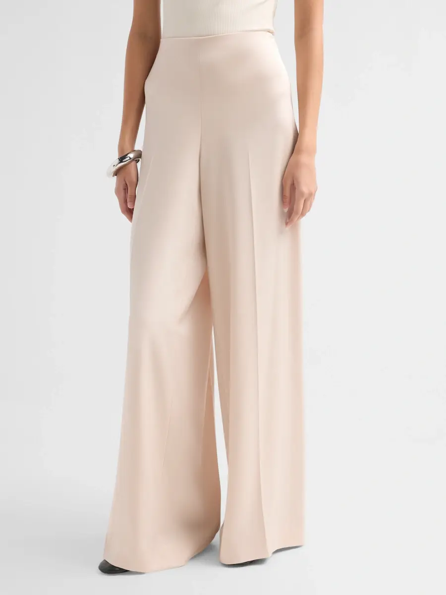 Ungaro Women's Kai Satin Wide-Leg Pants | Thumbnail 4 Ungaro Women's Kai Satin Wide-Leg Pants | Thumbnail 4