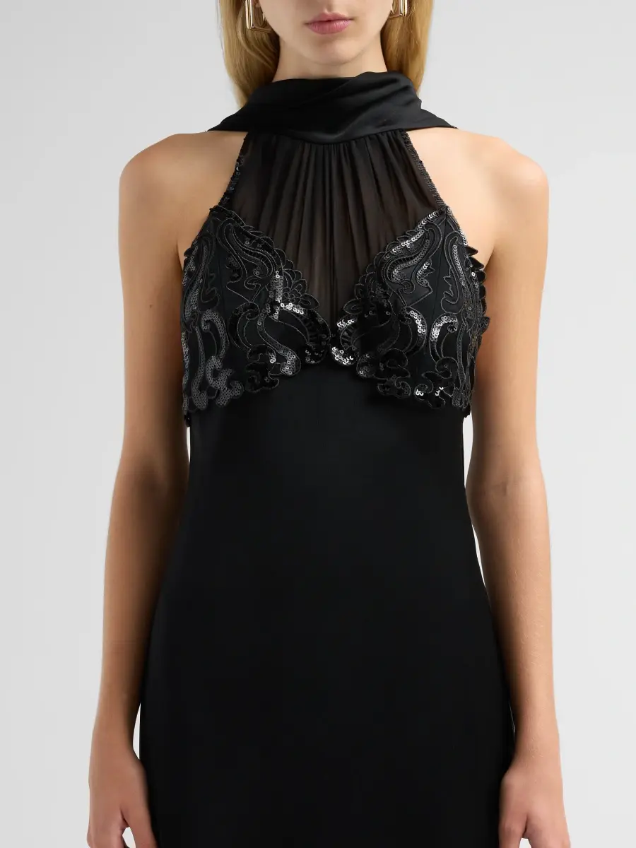 Ungaro Women's Evie Sequined Halterneck Gown | Thumbnail 5