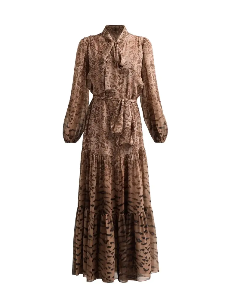 Women's Oak Printed Maxi Dress