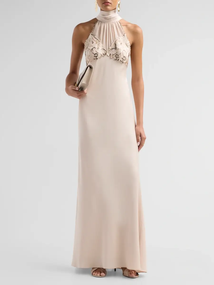 Ungaro Women's Evie Sequined Halterneck Gown | Thumbnail 2