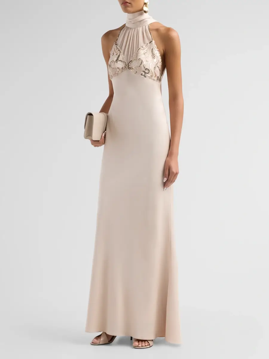 Ungaro Women's Evie Sequined Halterneck Gown | Thumbnail 4