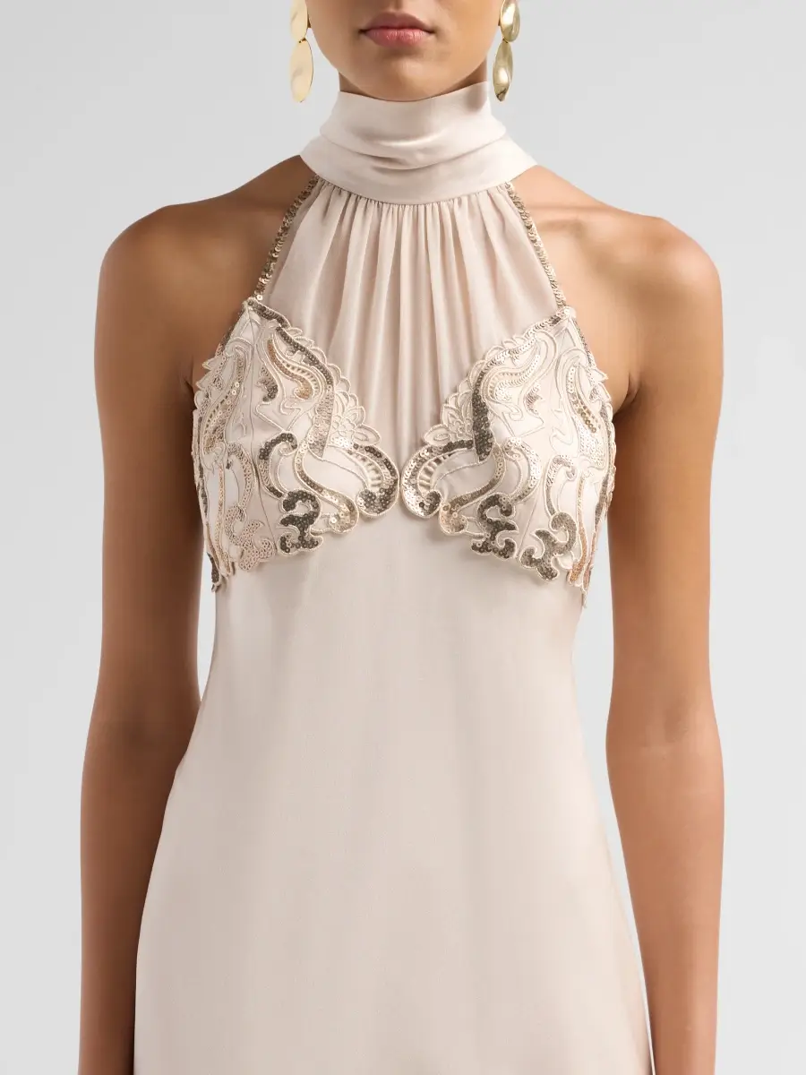 Ungaro Women's Evie Sequined Halterneck Gown | Thumbnail 5
