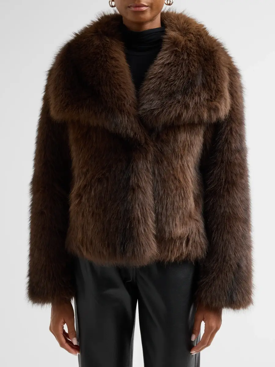 Kobi Halperin Women's Kiera Faux-Fur Short Coat | Thumbnail 5