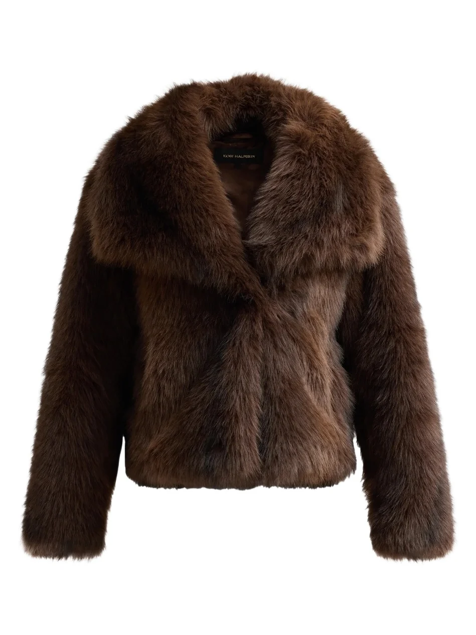 Women's Kiera Faux-Fur Short Coat Women's Kiera Faux-Fur Short Coat