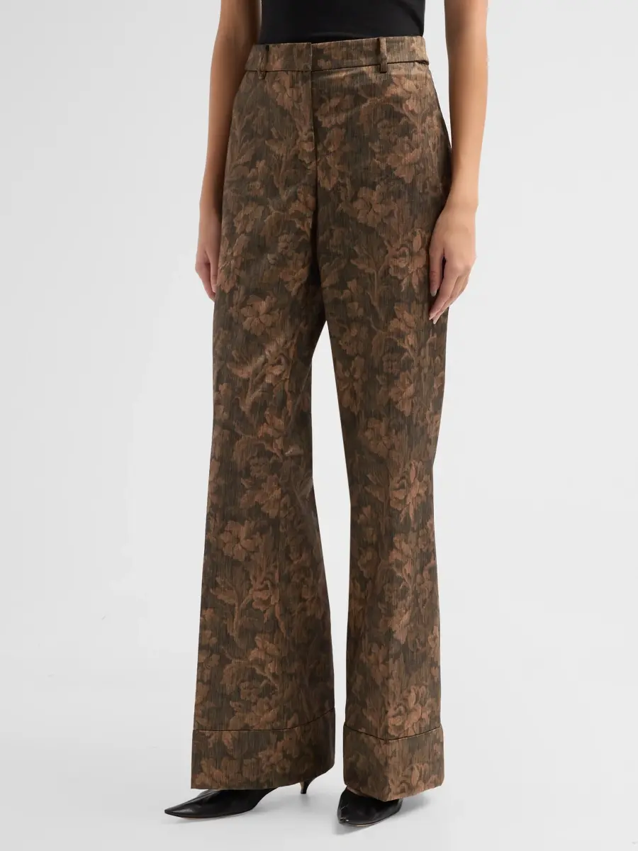 Kobi Halperin Women's Melanie Floral Jacquard Pants | Thumbnail 4 Kobi Halperin Women's Melanie Floral Jacquard Pants | Thumbnail 4