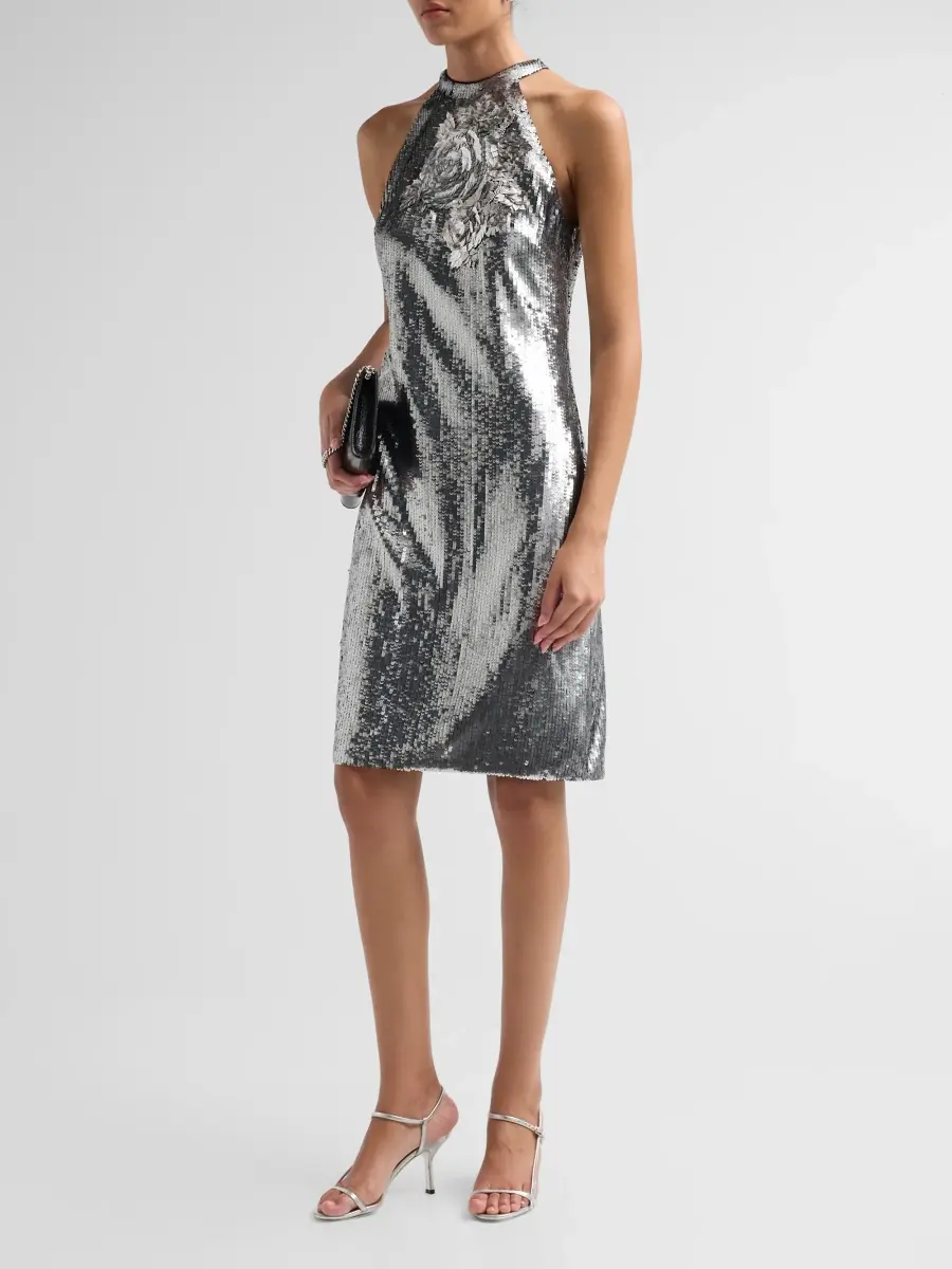 Ungaro Women's Maris Sequined Hand-Beaded Knee-Length Dress | Thumbnail 4 Ungaro Women's Maris Sequined Hand-Beaded Knee-Length Dress | Thumbnail 4