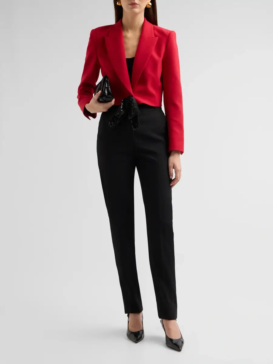 Ungaro Women's Bria Satin Crop Jacket | Thumbnail 2 Ungaro Women's Bria Satin Crop Jacket | Thumbnail 2