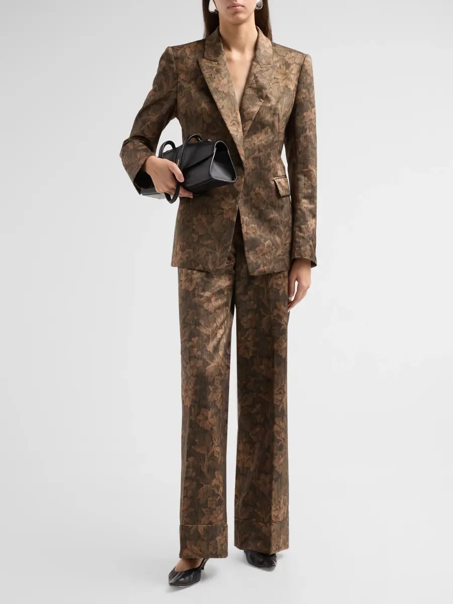 Kobi Halperin Women's Lisa Floral Jacquard Jacket | Thumbnail 2 Kobi Halperin Women's Lisa Floral Jacquard Jacket | Thumbnail 2