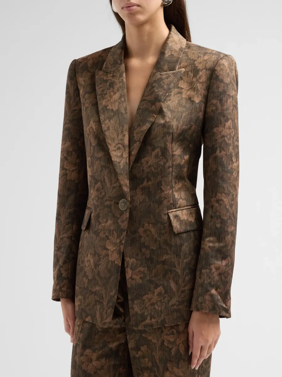 Kobi Halperin Women's Lisa Floral Jacquard Jacket | Thumbnail 4 Kobi Halperin Women's Lisa Floral Jacquard Jacket | Thumbnail 4
