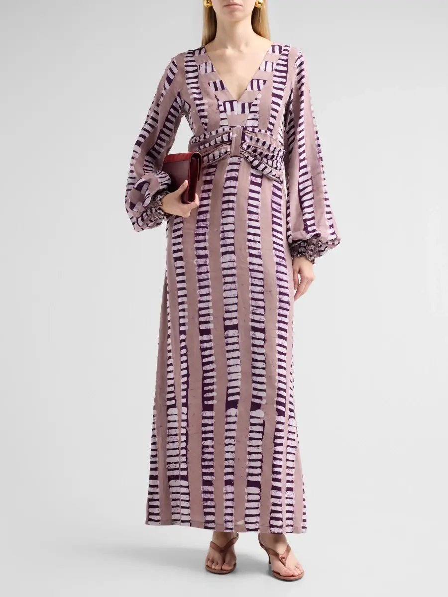 Busayo Women's Ayoni Printed Maxi Dress | Thumbnail 2 Busayo Women's Ayoni Printed Maxi Dress | Thumbnail 2