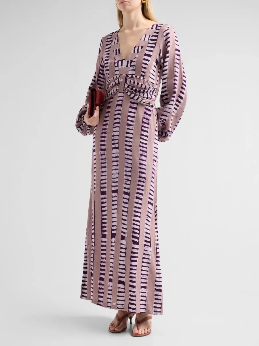 Busayo Women's Ayoni Printed Maxi Dress | Thumbnail 4 Busayo Women's Ayoni Printed Maxi Dress | Thumbnail 4