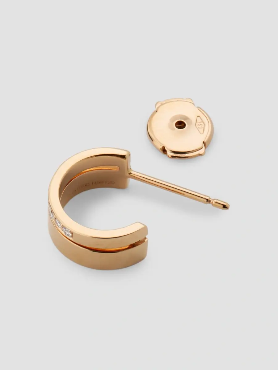 Repossi Women's Berbere 18K Rose Gold & 0.10 TCW Diamond Two-Row Single Earring | Thumbnail 4 Repossi Women's Berbere 18K Rose Gold & 0.10 TCW Diamond Two-Row Single Earring | Thumbnail 4