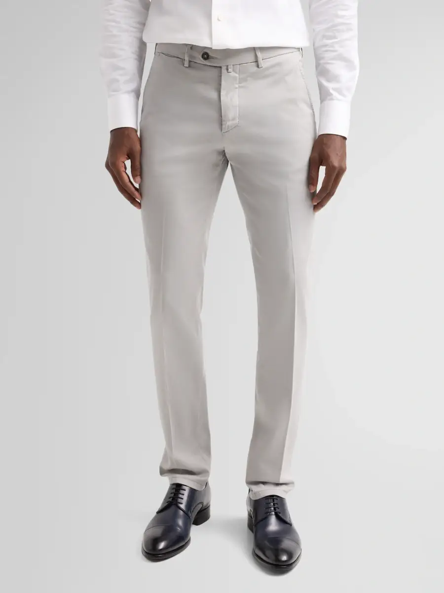Sartorio Napoli Men's Flat-Front Chino Pants | Thumbnail 4 Sartorio Napoli Men's Flat-Front Chino Pants | Thumbnail 4