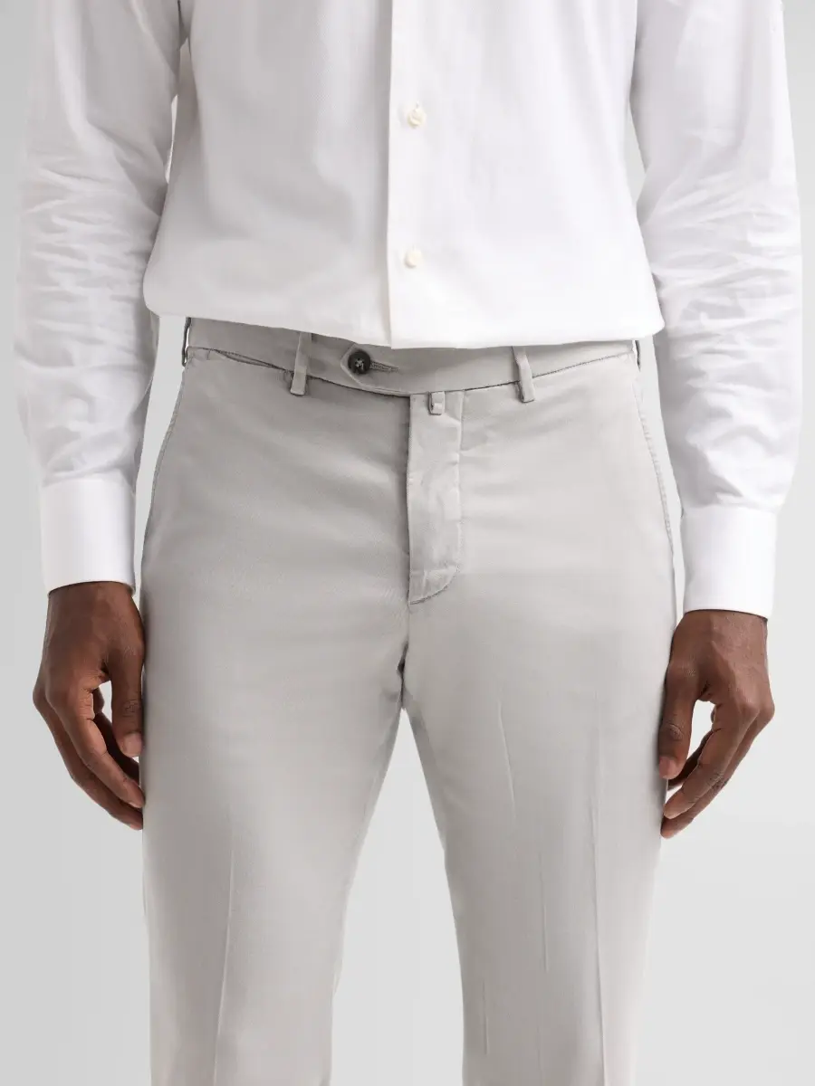 Sartorio Napoli Men's Flat-Front Chino Pants | Thumbnail 5 Sartorio Napoli Men's Flat-Front Chino Pants | Thumbnail 5