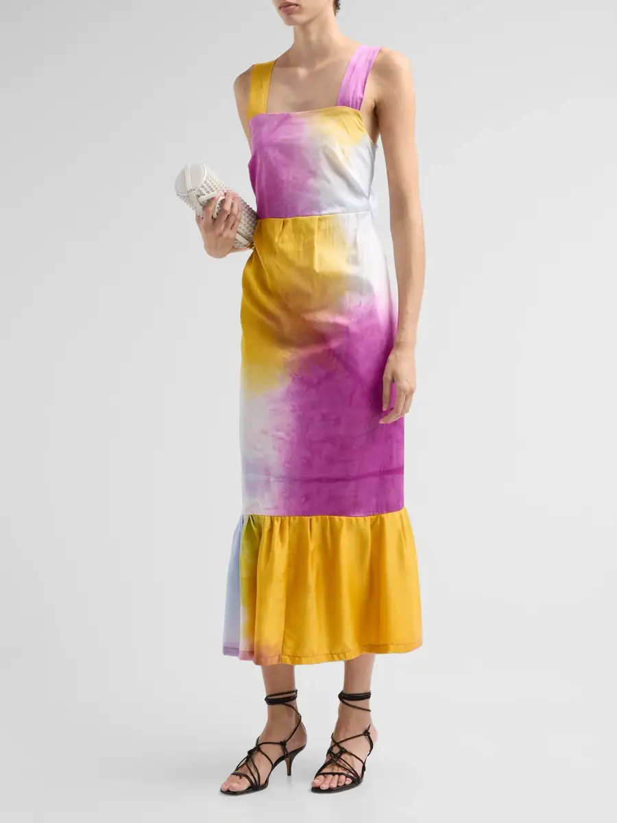 Busayo Women's Moyo Printed Midi Dress | Thumbnail 4 Busayo Women's Moyo Printed Midi Dress | Thumbnail 4