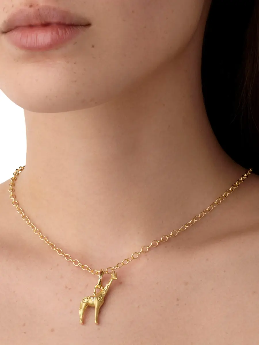 Temple St. Clair Women's Small Twiga 18K Yellow Gold & 0.05 TCW Diamond Pendant | Thumbnail 2 Temple St. Clair Women's Small Twiga 18K Yellow Gold & 0.05 TCW Diamond Pendant | Thumbnail 2