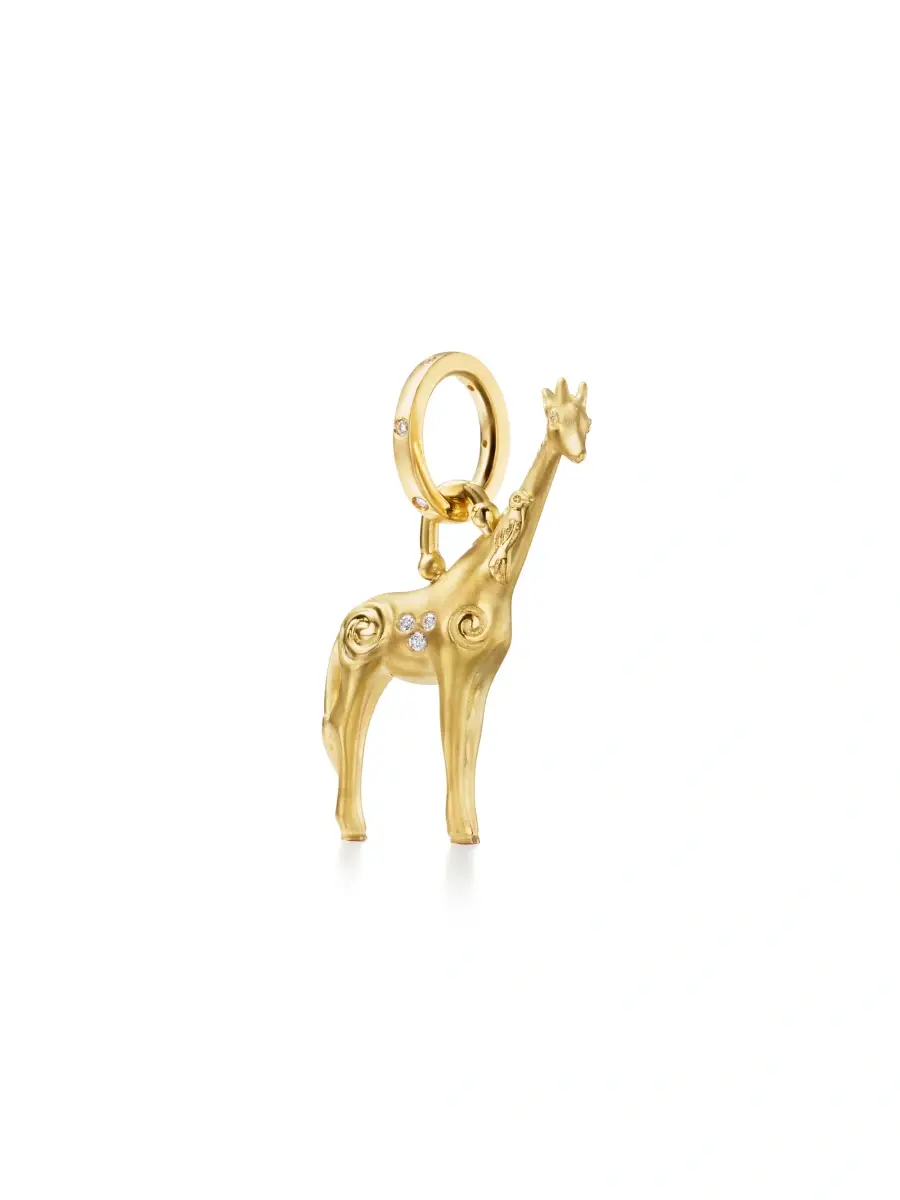 Temple St. Clair Women's Small Twiga 18K Yellow Gold & 0.05 TCW Diamond Pendant