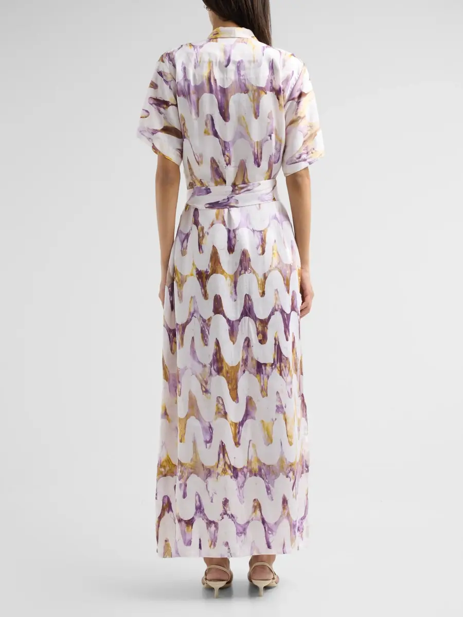 Busayo Women's Eniyii Printed Cotton Maxi Dress | Thumbnail 3 Busayo Women's Eniyii Printed Cotton Maxi Dress | Thumbnail 3