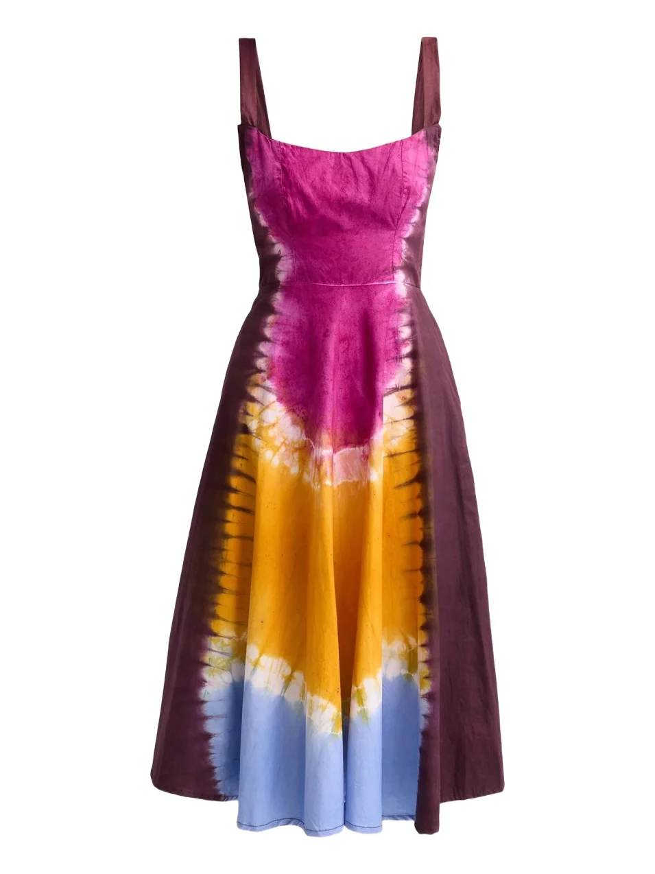 Women's Omolade Tie-Dye Midi Dress Women's Omolade Tie-Dye Midi Dress