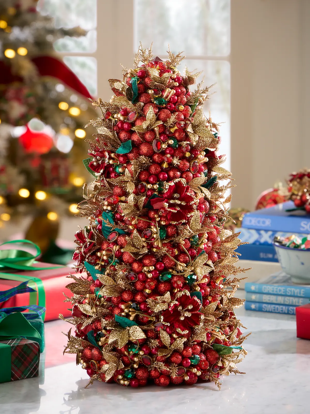 Salzburg Creations Shining Elegance Tabletop Tree/18"