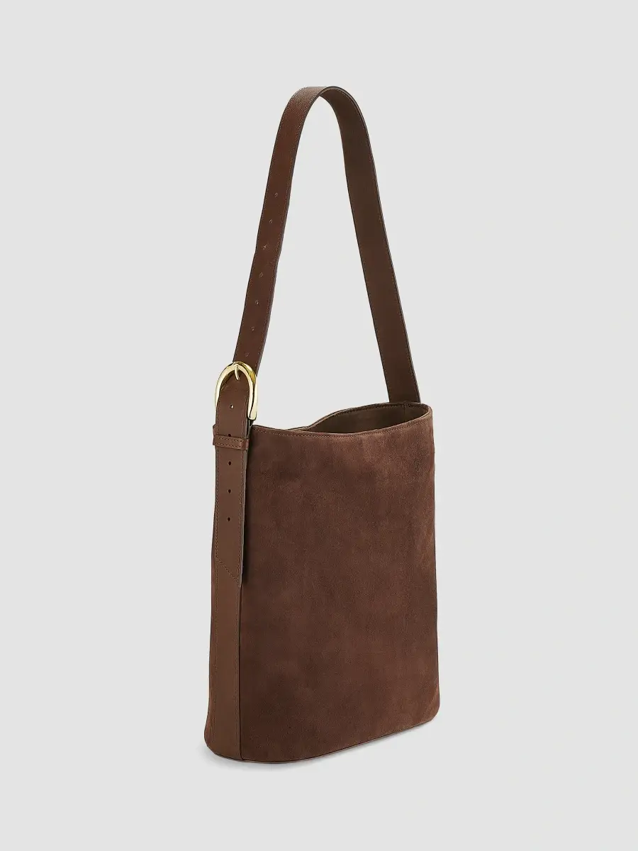GiGi New York Women's Avery Suede Bucket Bag | Thumbnail 6
