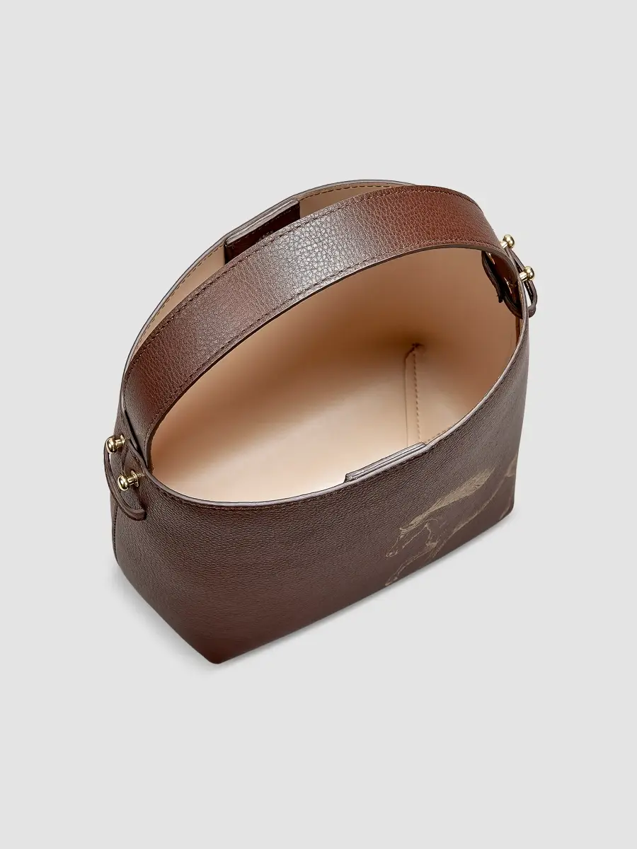 GiGi New York Women's Melissa Bamber X : The Equestrian Edition Graceful Horse Selena Leather Bucket Bag | Thumbnail 5 GiGi New York Women's Melissa Bamber X : The Equestrian Edition Graceful Horse Selena Leather Bucket Bag | Thumbnail 5