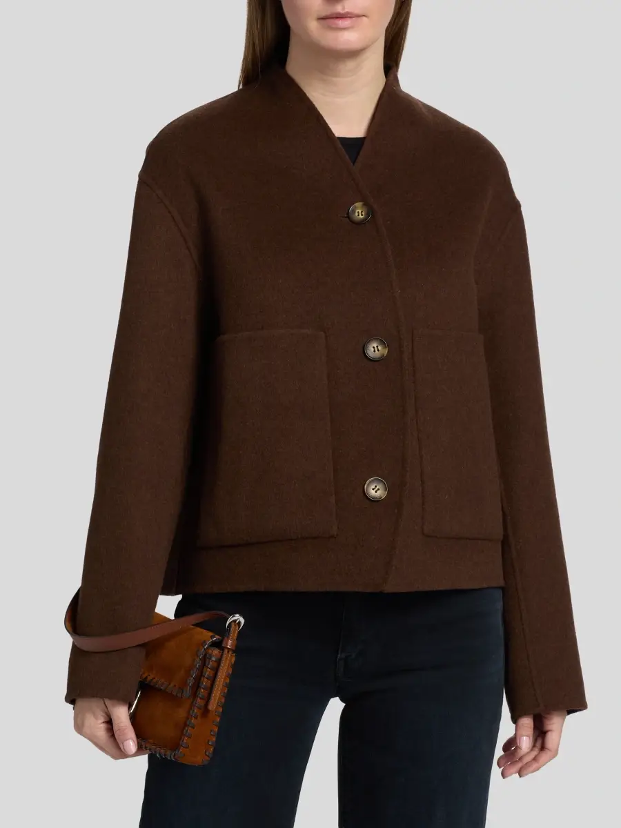 LAMARQUE Women's Hania Double-Face Wool-Blend Leopard Jacket | Thumbnail 6 LAMARQUE Women's Hania Double-Face Wool-Blend Leopard Jacket | Thumbnail 6