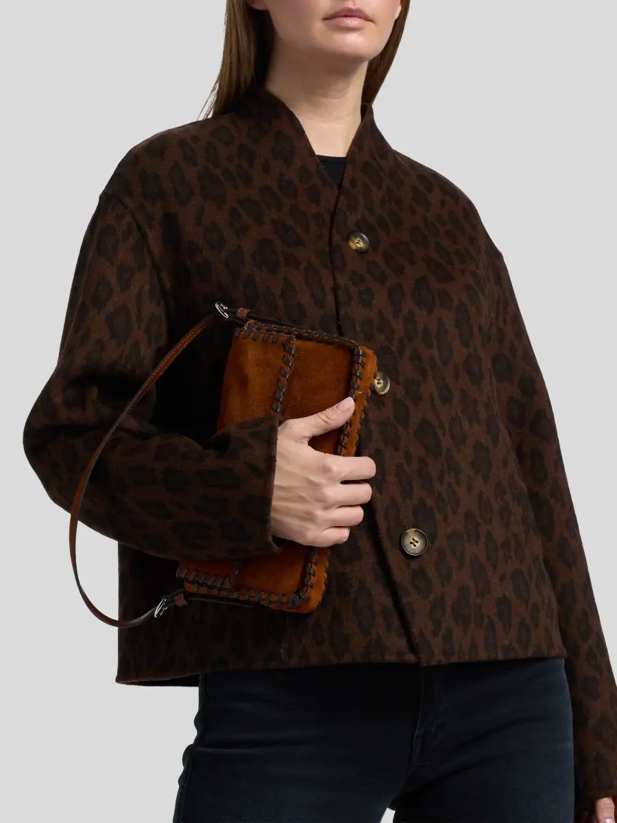 LAMARQUE Women's Hania Double-Face Wool-Blend Leopard Jacket | Thumbnail 7 LAMARQUE Women's Hania Double-Face Wool-Blend Leopard Jacket | Thumbnail 7