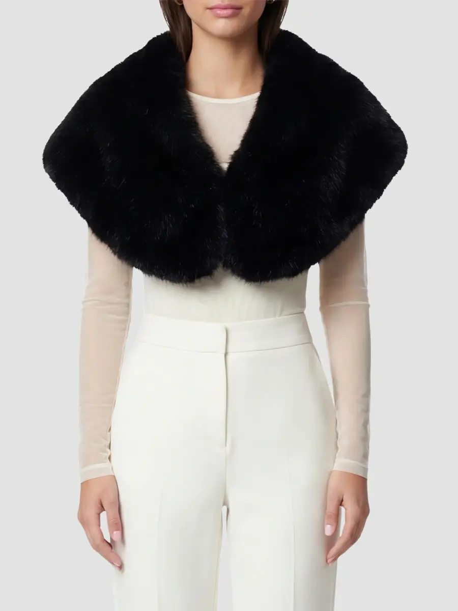 Lyla Grant Women's Faux Fur Fox Stole | Thumbnail 3 Lyla Grant Women's Faux Fur Fox Stole | Thumbnail 3