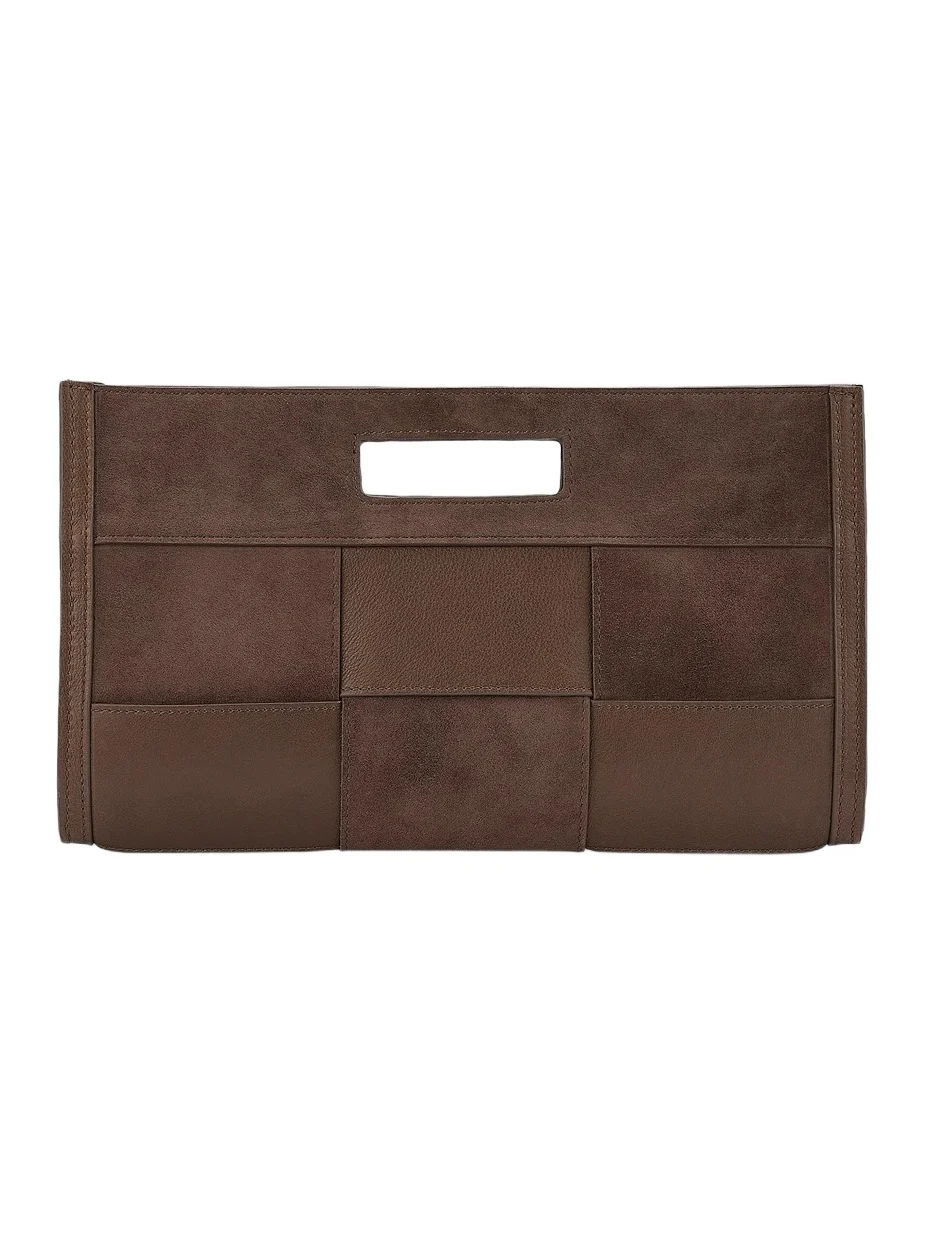 Women's Remy Suede Clutch